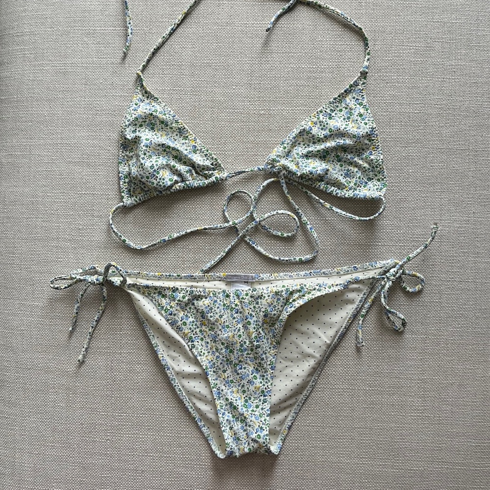 NEW Massimo Dutti Floral Print Bikini